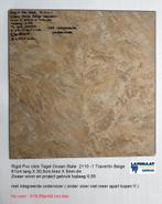 Pvc click Ocean slate 2110 + integreerde ondervloer €16,95m2, 75 m² of meer, Nieuw, Ophalen of Verzenden, Pvc click travertin beige met integreerde ondervloer
