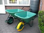 Kruiwagen Met Anti Lek Wiel, In Kunststof en Gegalvaniseerd., Ophalen, Nieuw, Eenwielig