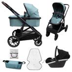 Deryan Evy V2 Kinderwagen 3in1 - Duo Kinderwagen - Groen, Ophalen of Verzenden, Zo goed als nieuw, Overige merken, Verstelbare rugleuning