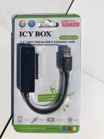 Adapterkabel 2,5" SATA SSD/HDD naar USB 3.0 beschikbaar voor biedingen