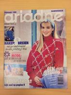 Ariadne.          Februari 1989.            Haken en breien., Ophalen of Verzenden, 1980 tot heden, Nederland, Tijdschrift