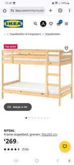 Ikea Mydal Stapelbed - Zo goed als nieuw!, Huis en Inrichting, 90 cm, Eenpersoons, 160 tot 180 cm, Ophalen of Verzenden