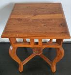 Bijzettafel oud antiek herkomst india hout teakhout, Ophalen of Verzenden