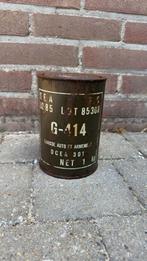 Origineel militair vet in blik, Ophalen of Verzenden, Gebruikt, Overige, Overige merken