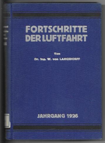 Luchtvaart jaargang 1926 boek vliegtuig motoren beschikbaar voor biedingen