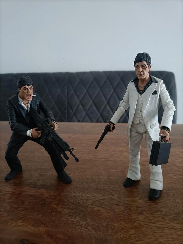 Scarface Actiefiguren - Tony Montana, Kinderen en Baby's, Speelgoed | Actiefiguren, Gebruikt, Ophalen of Verzenden