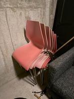 Eetkamer/bijzet stoelen 6 stuks, Huis en Inrichting, Stoelen, Ophalen, Zo goed als nieuw, Rood, Vijf, Zes of meer stoelen