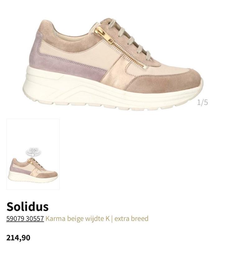 Dames schoen Solidus, Kleding | Dames, Schoenen, Nieuw, Overige typen, Beige, Ophalen