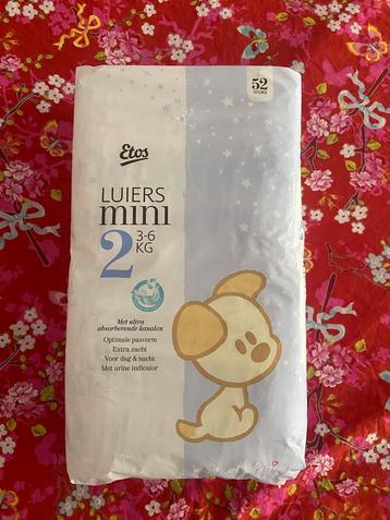 Woezel&Pip Luiers Maat 2 (3-6kg) 52 stuks beschikbaar voor biedingen