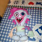 Zommer knuffel van Moshi Monsters blauw met geluid, Ophalen of Verzenden