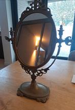 Vintage Tafelspiegel - Zwaar, Antiek en Kunst, Ophalen of Verzenden, Ovaal, Minder dan 50 cm, Minder dan 100 cm