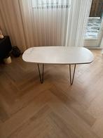 Echt keramiek salontafel mat wit, Overige materialen, 100 tot 150 cm, Zo goed als nieuw, Minder dan 50 cm