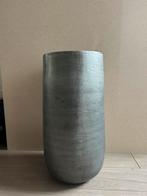 Bloem - planten pot grijs h58,5 cm b26,5cm, Tuin en Terras, Bloempotten, Gebruikt, Rond, Tuin, Aardewerk