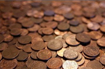 Stuivers uit diverse jaren - 5,8 kilo beschikbaar voor biedingen