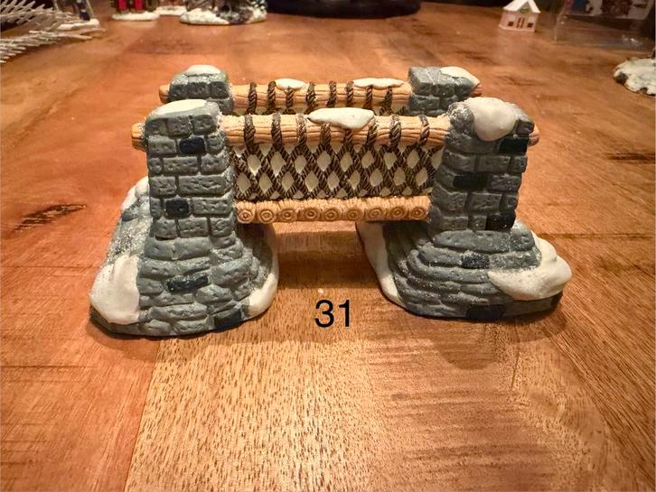 Kerstdorp accessoires (deel 2), Diversen, Kerst, Zo goed als nieuw, Ophalen of Verzenden