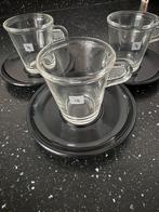 Nespresso kopjes 3, Gebruikt, Ophalen of Verzenden, Glas, Overige stijlen