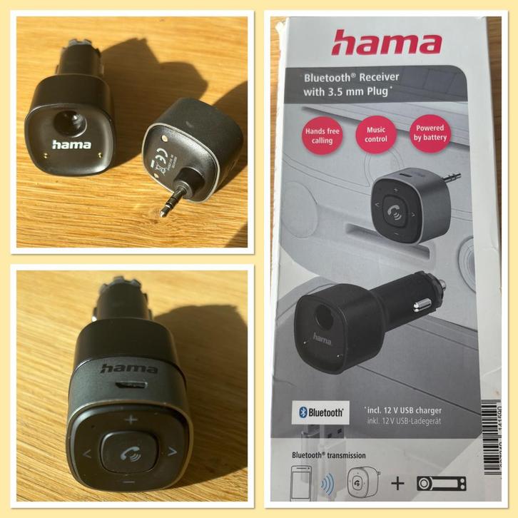 Bluetooth receiver voor in de auto, Auto diversen, Dashcams, Zo goed als nieuw, Ophalen