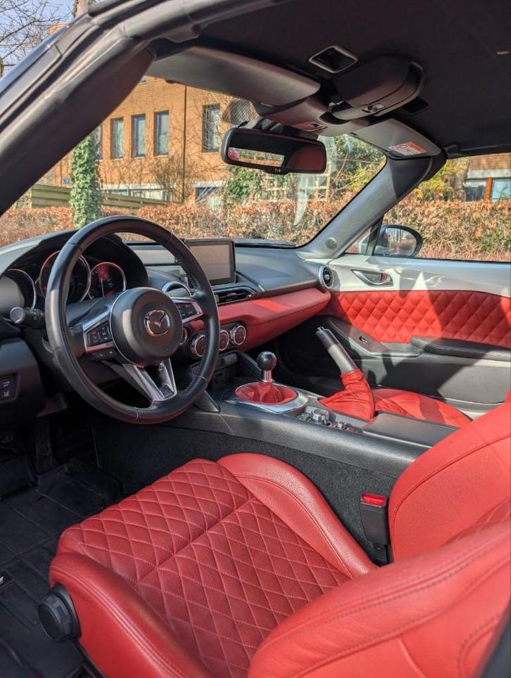 Mazda MX-5 ND SkyActiv G-160 Exclusive Line2.0 GT-M Parelwit, Auto's, Mazda, Particulier, MX-5, ABS, Airbags, Airconditioning