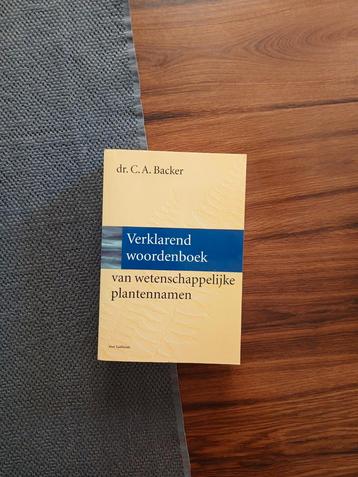 Verklarend woordenboek van wetenschappelijke plantennamen beschikbaar voor biedingen