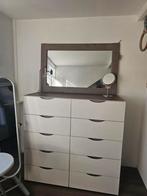Dressoir met spiegel - Mooie opbergruimte!, Ophalen, Zo goed als nieuw, 25 tot 50 cm