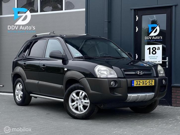 Hyundai Tucson 2.0i/142pk Dynamic|2007|Airco|Trekhaak|Cruise, Auto's, Hyundai, Bedrijf, Te koop, Tucson, ABS, Airbags, Airconditioning