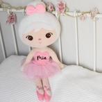 Knuffel/Pop met naam | Metoo Ballet Doll 50 CM, Ophalen of Verzenden