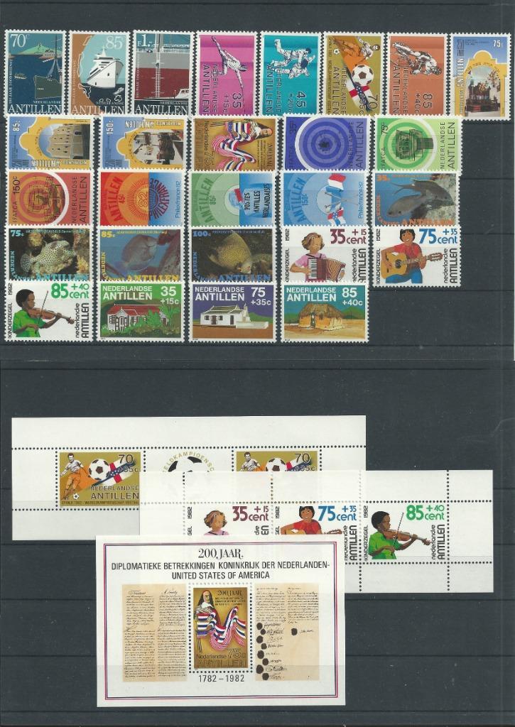 Nederlandse Antillen 1982, Complete jaargang, Postfris., Postzegels en Munten, Postzegels | Nederlandse Antillen en Aruba, Postfris