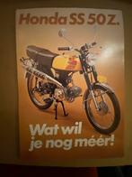 HONDA SS 50 SS50 4 TACT STROKE FOLDER BROCHURE NIEUWSTAAT, Fietsen en Brommers, Brommeronderdelen | Oldtimers, Ophalen of Verzenden