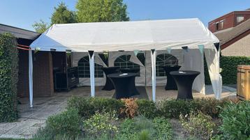 Partytent 4x4 en 4x6 te huur / huren beschikbaar voor biedingen