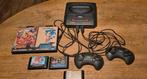 Sega Megadrive 2 + 2 Controllers & 5 Games, Spelcomputers en Games, Spelcomputers | Sega, Mega Drive, Met 2 controllers, Ophalen of Verzenden