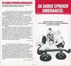 Brochure De Derde Spreker Driedaagse - oktober 1981., Boeken, Catalogussen en Folders, Ophalen of Verzenden, Zo goed als nieuw