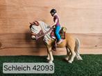 Schleich 42093 Pony riding set met 13790 IJslander merrie, Ophalen of Verzenden, Zo goed als nieuw, Paard, Beeldje of Figuurtje