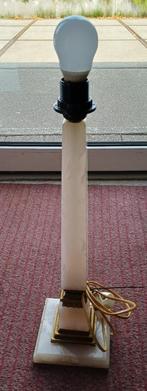 Vintage marmer lampvoet, Ophalen, Gebruikt, Minder dan 50 cm