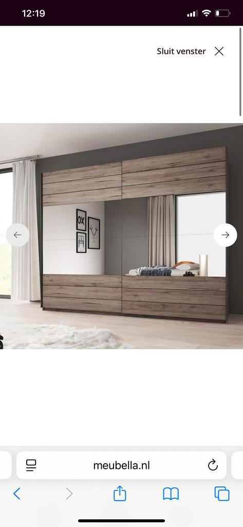 Grote Kledingkast Gina - 2 jaar oud, Huis en Inrichting, Kasten | Kledingkasten, Gebruikt, 200 cm of meer, 50 tot 75 cm, Met lade(s)