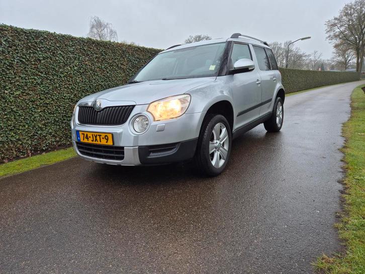 Skoda Yeti 1.8 TSI 4X4 2009 Grijs trekhaak pano Cruise, Auto's, Skoda, Bedrijf, Yeti, Benzine, D, SUV of Terreinwagen, Handgeschakeld