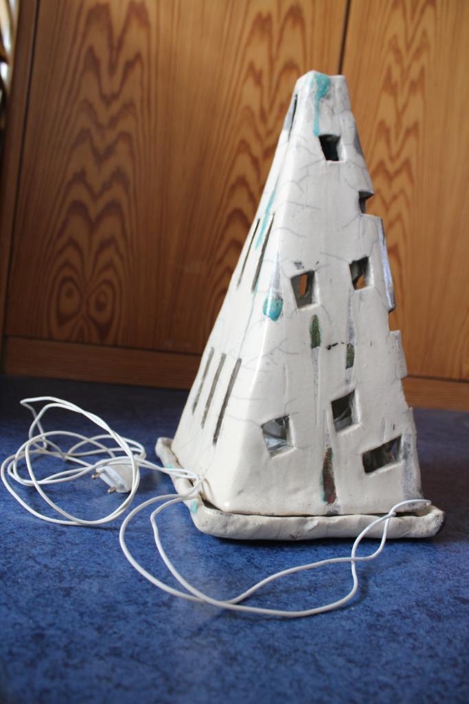 WINDLICHT RAKU Gestookt, Antiek en Kunst, Antiek | Keramiek en Aardewerk, Ophalen of Verzenden