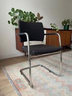 Ahrend buisframe stoelen in goede staat, Zwart, Ophalen of Verzenden, Zo goed als nieuw, Metaal