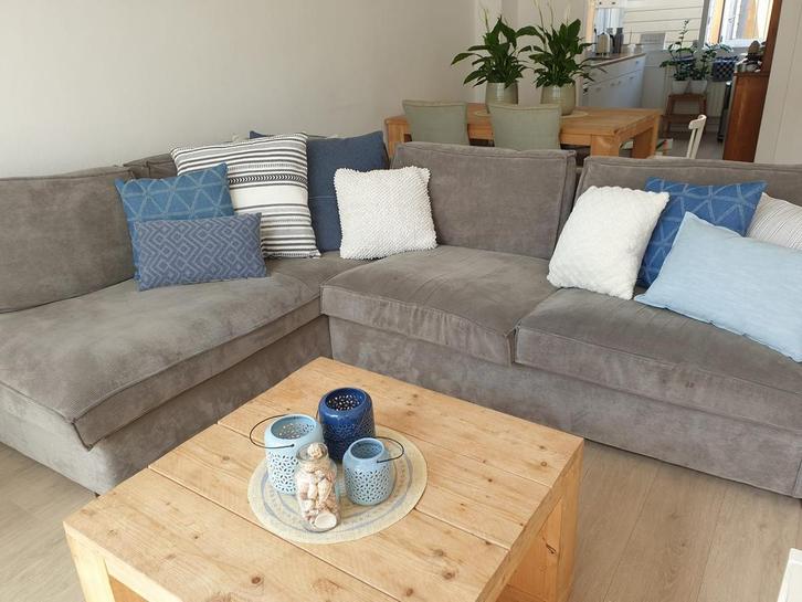 Woood bank in uitstekende staat, Huis en Inrichting, Banken | Bankstellen, Vierpersoons of meer, Kunststof, Ophalen of Verzenden