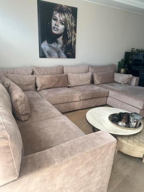 Mooie grote u vorm hoekbank, Huis en Inrichting, Banken | Complete zithoeken, Ophalen of Verzenden
