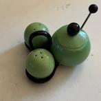 Vintage peper, zout en mosterd set, Ophalen of Verzenden