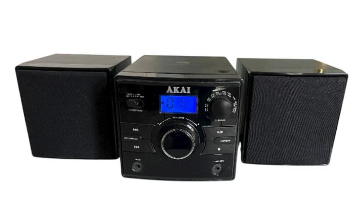Akai QXA6630 - Microset incl. afstandsbediening, Audio, Tv en Foto, Stereo-sets, Zo goed als nieuw, Cd-speler, Tuner of Radio