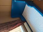 Ikea meegroei- peuterbed blauw, Kinderen en Baby's, Kinderkamer | Bedden, Ophalen, Zo goed als nieuw, 70 tot 85 cm, Matras