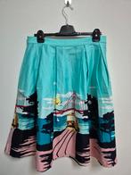 R5 - Fleurige Collectif rok maat XL (1), Kleding | Dames, Ophalen of Verzenden, Zo goed als nieuw, Maat 46/48 (XL) of groter, Onder de knie