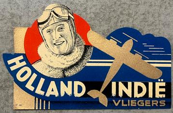 kistetiket sigaren Holland Indië vliegers beschikbaar voor biedingen