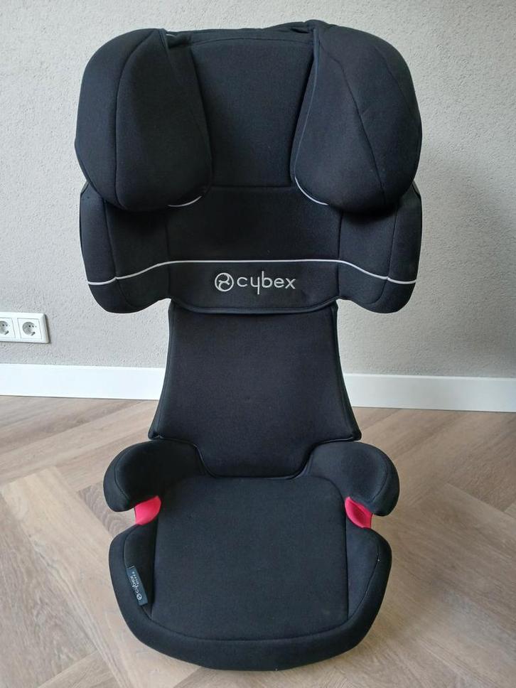 Cybex Solution X-Fix Autostoel - Zwart, Kinderen en Baby's, Autostoeltjes, Gebruikt, Overige merken, 15 t/m 36 kg, Autogordel of Isofix