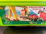Brio Crane Set 33157 - Houten Treinbaan, Ophalen, Zo goed als nieuw, Jongen of Meisje