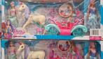 barbie dreamtopia paard met koets, Nieuw, Ophalen of Verzenden, Barbie