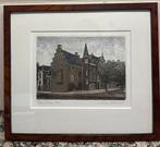 Ets van Willem Veldhorst voorstelling Den Haag., Antiek en Kunst, Ophalen of Verzenden