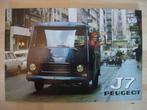 Peugeot J7 Bestelwagen Brochure 1970, Ophalen, Zo goed als nieuw, Peugeot, Peugeot