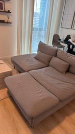 IKEA SÖDERHAMN 2-zitsbank met chaise longue, Tonerud grijs, Ophalen, Zo goed als nieuw, Tweepersoons, 150 tot 200 cm